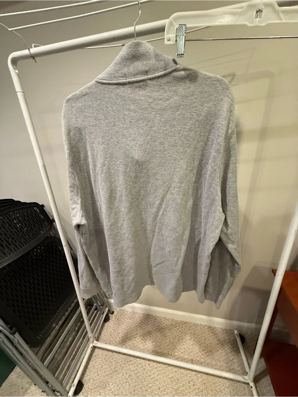 Polo by Ralph Lauren Gray Half-Zip Pullover Sweatshirt
